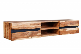 LuxD Dizajnový závesný TV stolík Argentinas 160 cm Sheesham obr-4