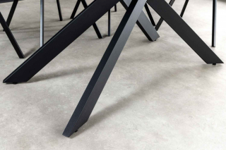 LuxD Rozťahovací keramický stôl Halia 160-200 cm biely mramor obr-4
