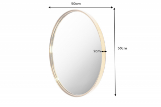 LuxD Dizajnové zrkadlo Manelin  zlaté  x  29001 obr-3