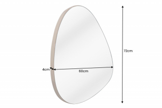 LuxD Dizajnové nástenné zrkadlo Daiwa  dub  x  29002 obr-1
