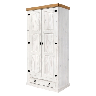 Skriňa 2-dverová CORONA biely vosk