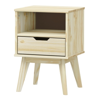 Nočný stolík 1 zásuvka BONITO lak