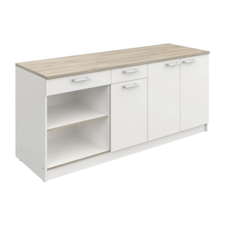 Kuchynská linka COOKING dub/biela