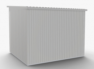 Biohort Záhradný domček BIOHORT Avantgarde A6 260 × 220 cm (strieborná metalíza) obr-2