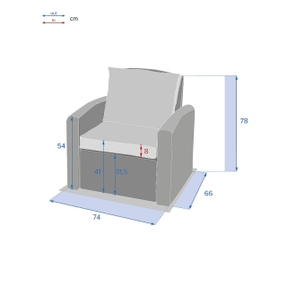 DEOKORK Ratanové kreslo SANTORINI (hnedá) obr-3
