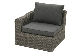 DEOKORK Ratanové PRAVÉ ukončenie BORNEO LUXURY (sivá) obr-3