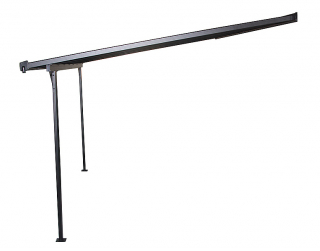 Pergola 436 x 305 cm (čierna šedý polykarbonát) obr-1