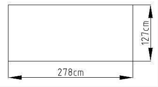 Záhradný domček plocha 278 x 127 cm (šedá) obr-2