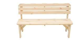 DEOKORK Masívna drevená záhradná lavice z borovice drevo 32 mm (180 cm)