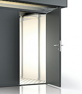 Biohort Záhradný domček BIOHORT CasaNova 430 x 230 (sivá kremeň metalíza) orientace dverí vpravo obr-4