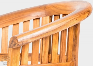 DEOKORK Záhradné teakové kreslo FABIO obr-3