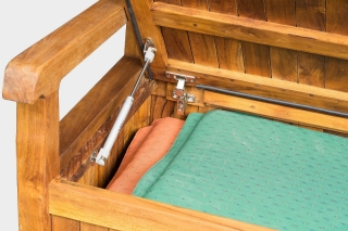 DEOKORK Záhradná teaková lavica s úložným boxom PIETRO 180 cm obr-3