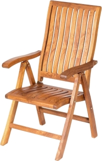 DEOKORK Záhradné teakové kreslo RIVA