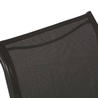 DEOKORK Hliníkové kreslo s textíliou VALENCIA (antracit) obr-3