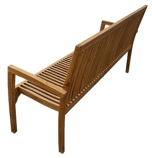 ASKO Záhradná lavica pevná RIVIERA 180 cm (teak) obr-1