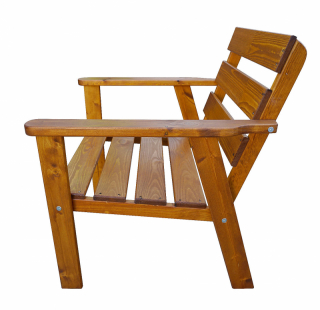 ASKO Záhradné masívne kreslá ATLANTA vr. polstrovanie (2 ks) obr-2