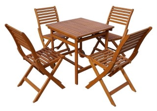 ASKO Záhradná rozkladacia drevená zostava z akácie PARIS