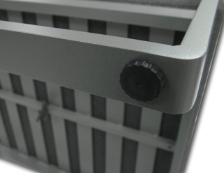 DEOKORK Hliníkové PRAVÉ ukončenie TITANIUM obr-4