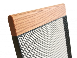 DEOKORK Kovové kreslo MANHATTAN (čierna) obr-1