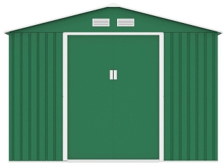 Záhradný domček plocha 277 x 255 cm (zelený) obr-1