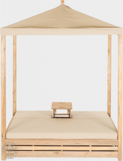 Záhradná teaková posteľ DAYBED obr-3