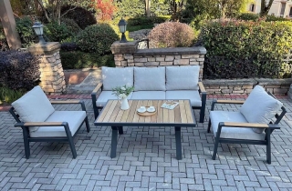 Hliníková zostava WATFORD pre 5 osôb obr-1