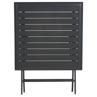 Hliníkový skladací stôl LUXOR 71x71 cm (antracit) obr-2