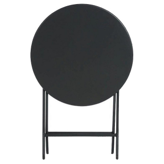 Hliníkový skladací stôl SUNNY ø 60 cm (antracit) obr-1