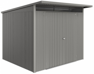 Biohort Záhradný domček BIOHORT Avantgarde ECO A6 duo 260 × 220 cm (sivý kremeň metalíza)