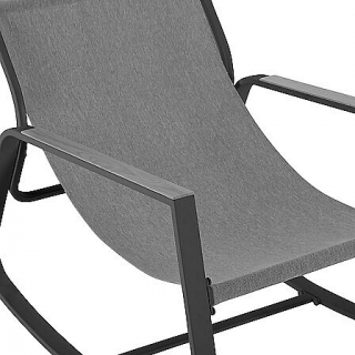 Kovové hojdacie kreslo FELIX (antracit) obr-2