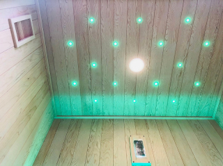 Marimex Fínska sauna KIPPIS XL saunové kachle SAWO obr-2