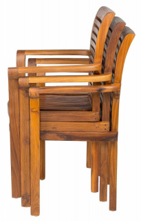 DEOKORK Teakové kreslo NICE obr-2