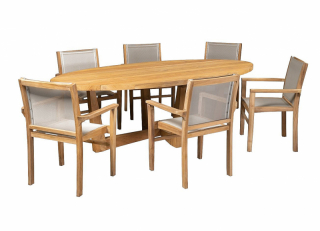 DEOKORK Teaková zostava FLORES ROMA NEW