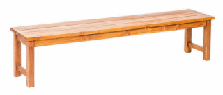 DEOKORK Teaková lavica GIOVANNI 158 × 40 × 45 cm obr-2