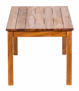 DEOKORK Teakový stôl GIOVANNI 180 × 75 × 78 cm obr-1
