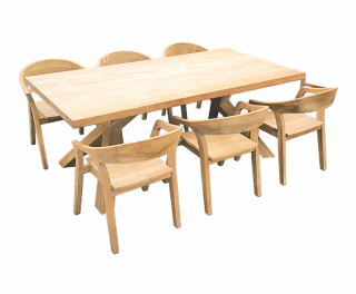 DEOKORK Teaková zostava ISABELLA