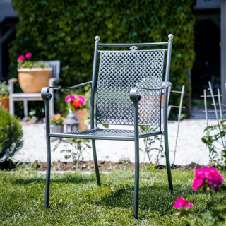 DEOKORK Kovová stolička EXCELSIOR obr-1