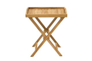 Deokork Záhradný odkládací stolík GAUDI (teak) obr-2