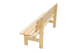Masívna lavica z borovice drevo 30 mm (rôzne dĺžky) 200 cm obr-3