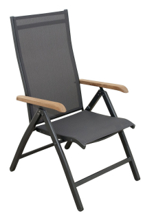 Hliníkové kreslo polohovateľné CONCEPT