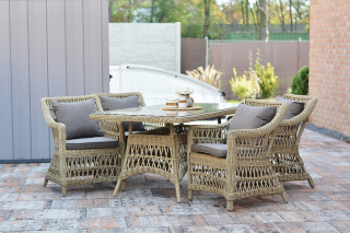 DEOKORK Záhradné ratanové kreslo OXFORD obr-2