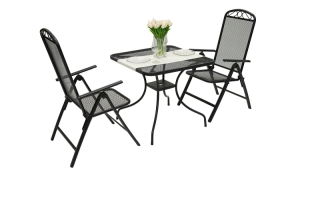 Kovová zostava OTTAWA 1+2 (80x80 cm) obr-4