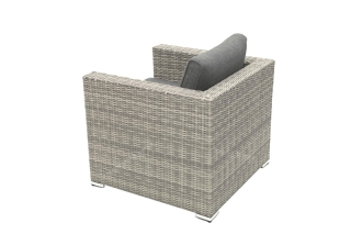 DEOKORK Ratanové kreslo SEVILLA (sivá) obr-2