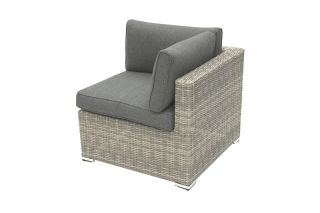 DEOKORK Ratanový rohový diel SEVILLA (sivá) obr-1