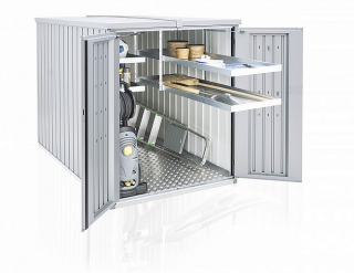 Biohort Multifunkčný úložný priestovoý box Minigaráž (tmavo sivá metalíza) Minigaráž (3 krabice) obr-3