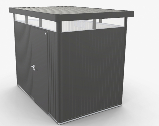 Biohort Záhradný domček BIOHORT Highline H2 275 × 195 cm (tmavo šedá metalíza) obr-1