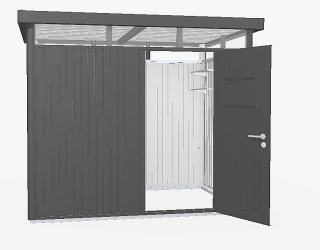 Biohort Záhradný domček BIOHORT Highline H2 275 × 195 cm (tmavo šedá metalíza) obr-3