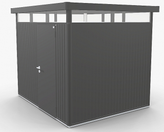Biohort Záhradný domček BIOHORT Highline H3 275 × 235 cm (tmavo šedá metalíza) obr-2
