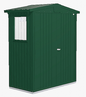 Biohort Záhradný domček BIOHORT Europa 1 - 172 × 84 cm (tmavo zelená) obr-4