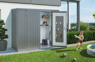 Biohort Skriňa na náradie Biohort vel. 90 93 x 83 (strieborná metalíza) obr-1